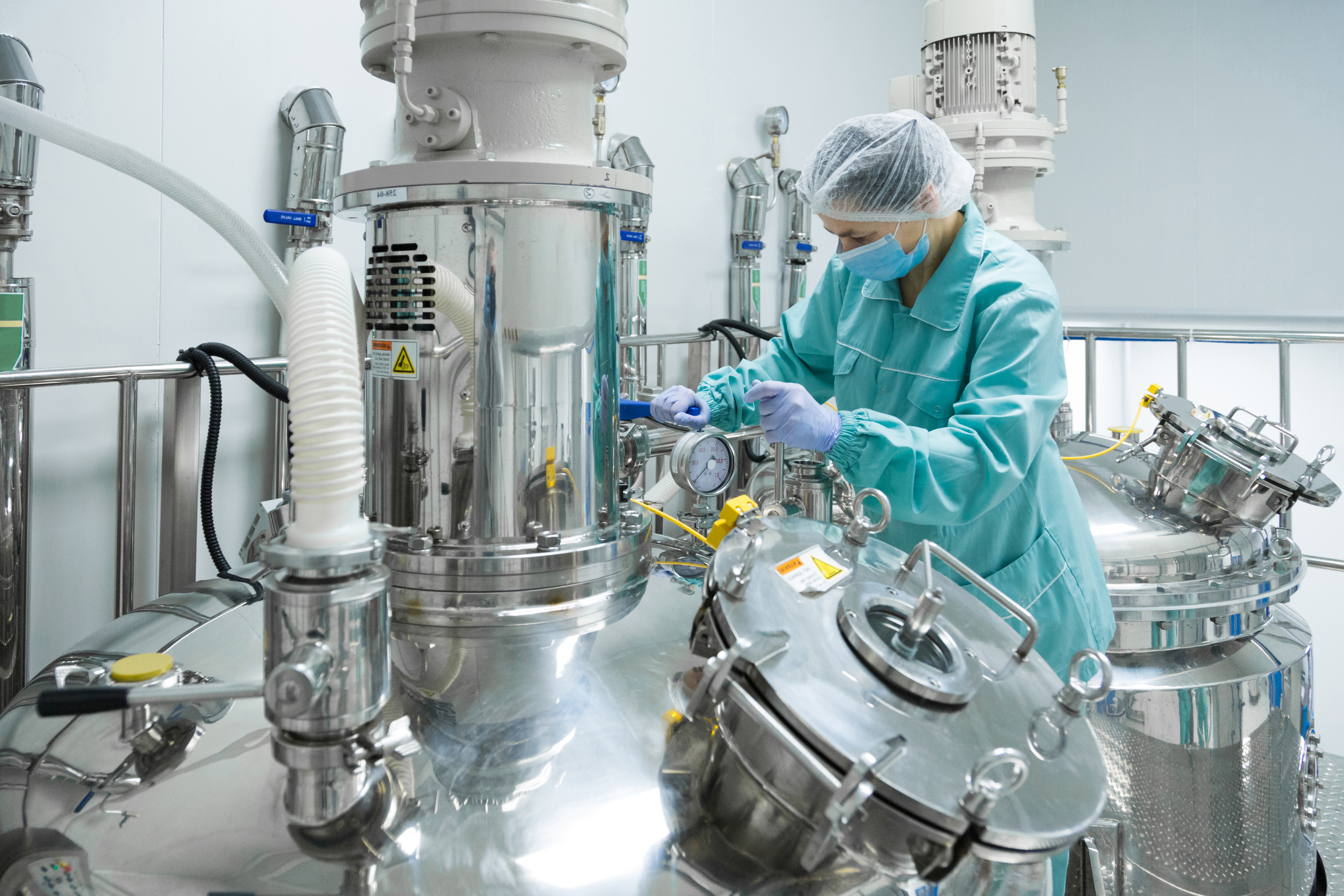 Industrial chemical manufacturing facility